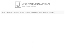 Tablet Screenshot of joannejonathan.com
